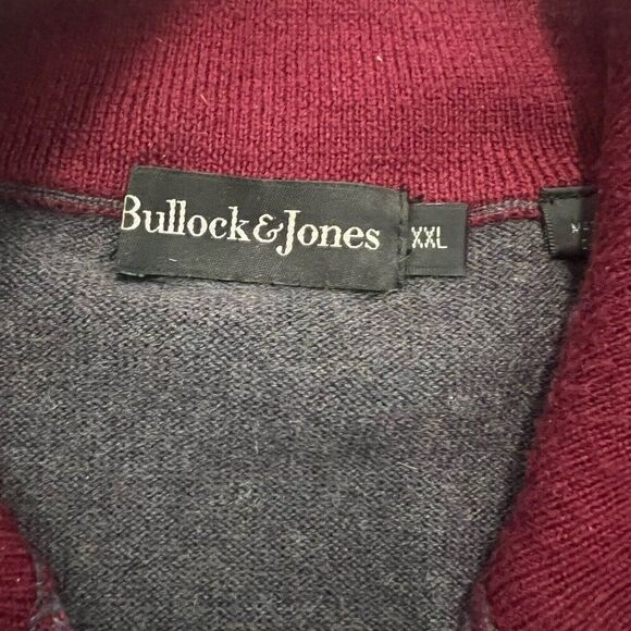 Bullock & Jones Men’s Geometric Panel Knit Sweater - XL - Picture 3 of 3